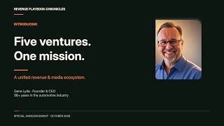Gene Lytle Introduces Five Ventures | RevBooster & Revenue Playbook