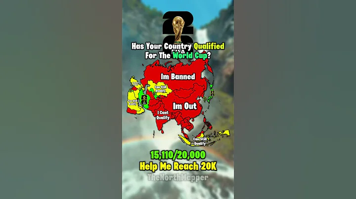 Has Your Country Qualified For The World Cup? #europe #mapper #mapping #map #viral #edit #flag