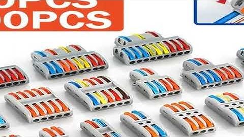 1 In Multiple Out Push-in Electrical Wire Connector Terminal Block Universal Fast Wiring Cable Conne