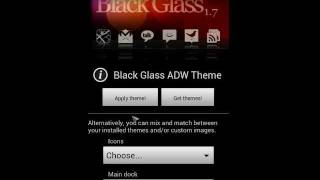 How to apply Black Glass ADW Theme screenshot 3