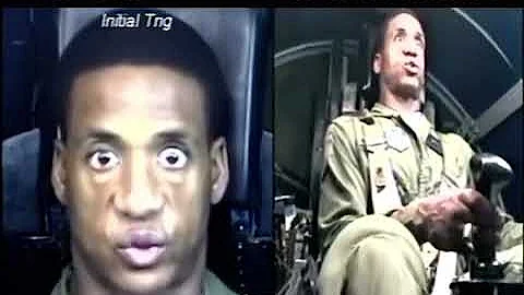 US Air Force training pilot for high G-force when flying a fighter jet