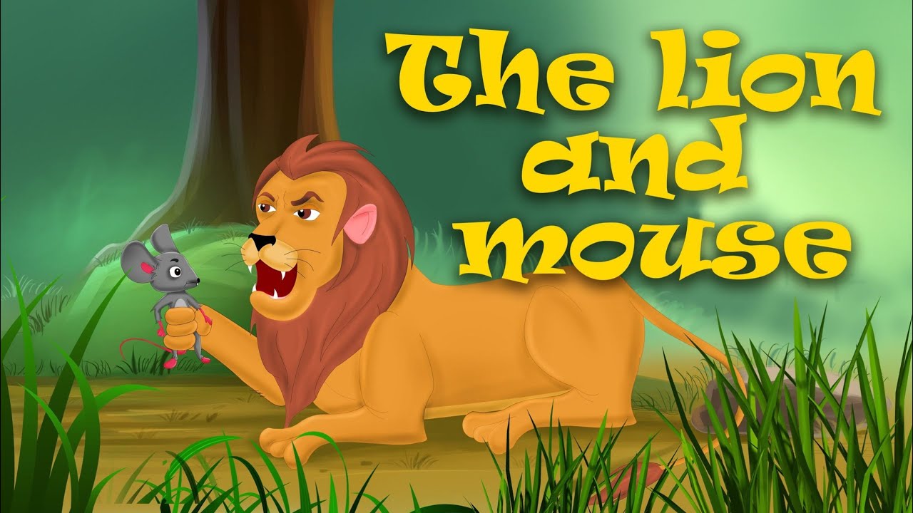 【绘本动画】《The Lion and the Mouse 》你会像狮子一样,看不起比自己弱小的人吗?还是你会像小老鼠一样,懂得知恩图报😊 ...