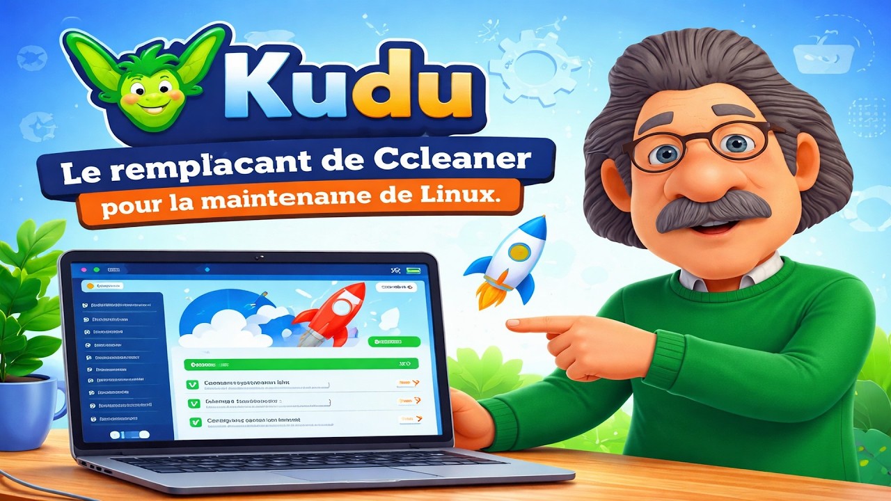 Kudu, le remplaçant open source de Ccleaner pour Linux et autres - YouTube