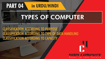 Types of Computer (Part 04) in Urdu/Hindi