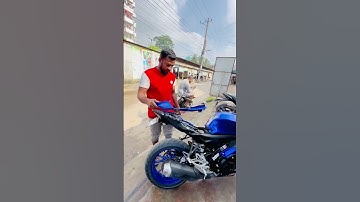 R15 V4 madified Back panel installed #r15v4 #riders #r15 #bikelover #motorbike #motocycle