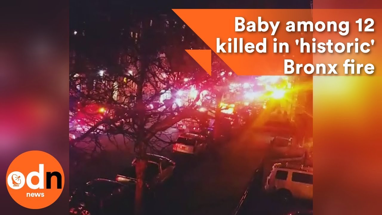 New York: Baby among 12 killed in 'historic' Bronx fire - YouTube