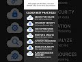 7 Cloud Best Practices Every Engineer Must Know #cloudcomputing #cloud #shorts #bestpractices