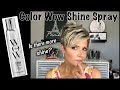 Color wow extra mistical shine spray review  demo