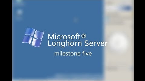 Windows Longhorn Server Build 4028