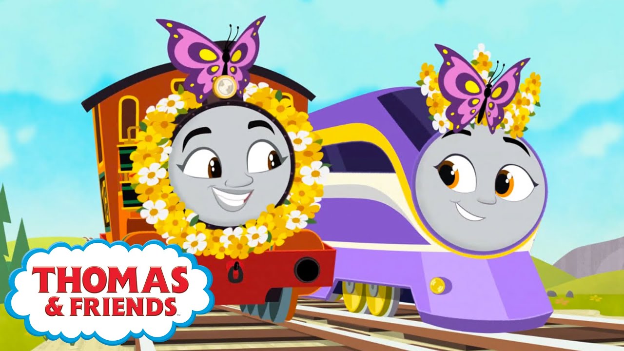 Kereta Thomas & Friends | Kana and the Butterflies | All Engines Go