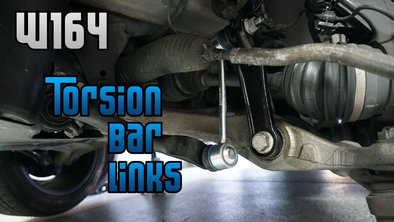 Mercedes ML and GL Sway Bar Link Install (W164) - ML63 - YouTube