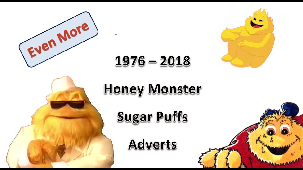 Massive Honey Monster Sugar Puffs Cereal Advert Compilation (1976-2018)