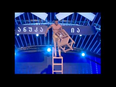 ნიჭიერი - აკრობატი გიორგი გოგობერიშვილი - ნახევარფინალი | Giorgi Gogoberishvili - Nakhevarfinali