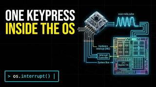 How An Operating System Handles One Keypress (End To End)