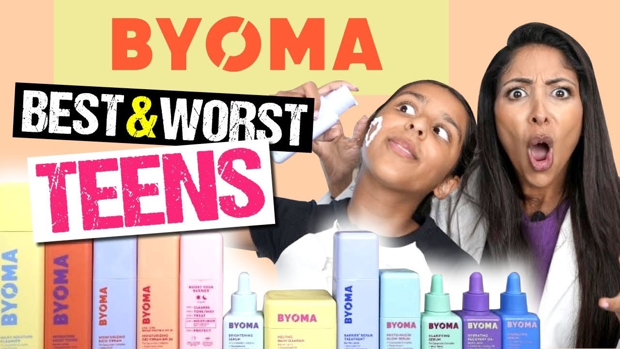 BYOMA Best & Worst Teens| non sponsored Dr Vanita  Rattan | skin of colour