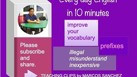 NEGATIVE PREFIXES English Grammar