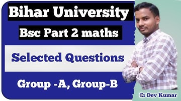 Bihar University Part 2 Selected Questions | BRABU Questions Bank Solutions