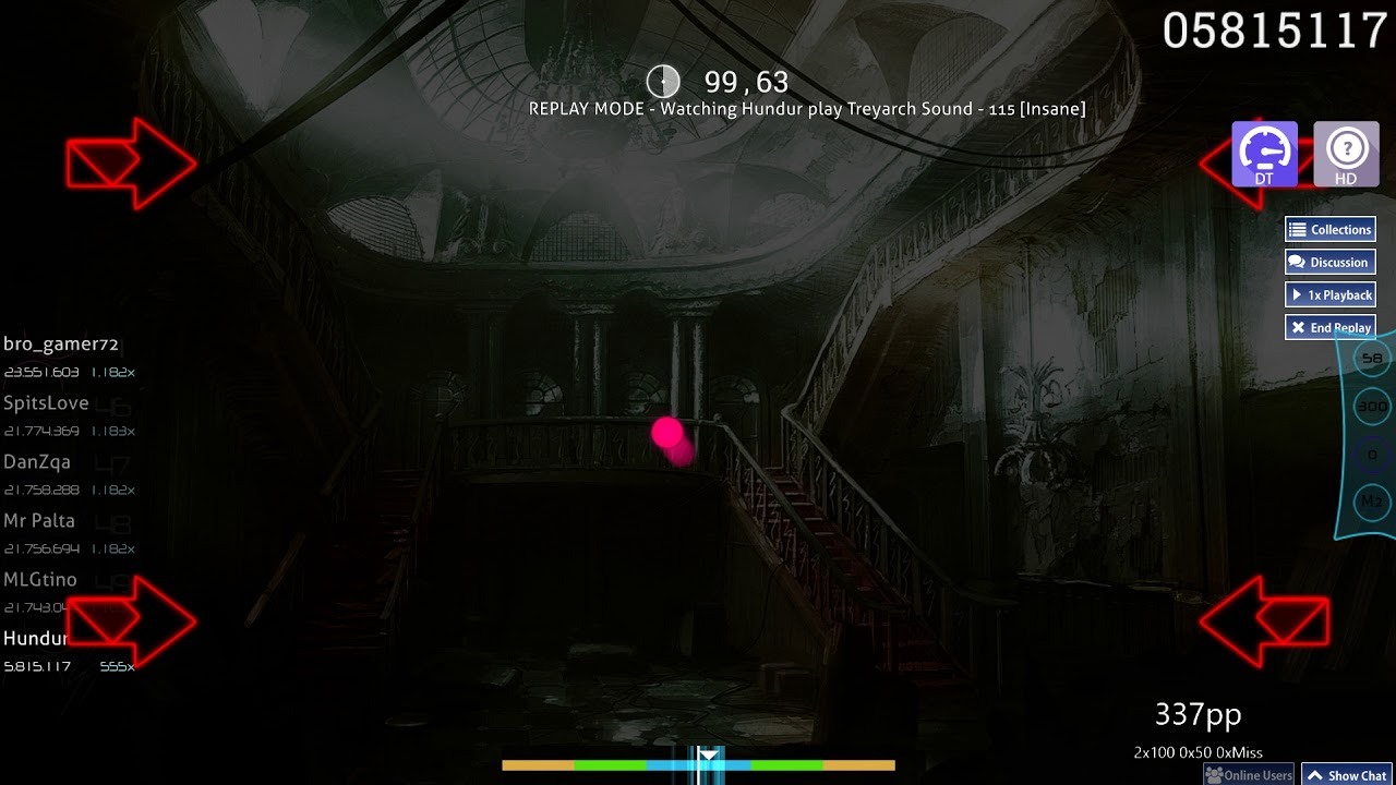 osu! | Hundur | Treyarch Sound - 115 [Insane] +HD,DT 99.34% 300BPM FC #2