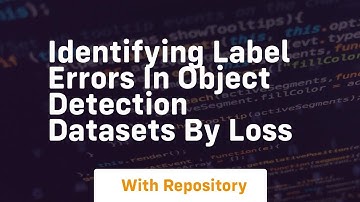 identifying label errors in object detection datasets by loss
