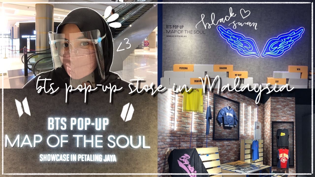 Vlog Bts Pop Up Store Map Of The Soul Showcase In Petaling Jaya Malaysia A Haul Flwrcza Youtube