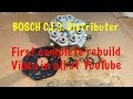 BOSCH C.I.S JETRONIC FUEL DISTRIBUTER REBUILD, Mercedes & Others