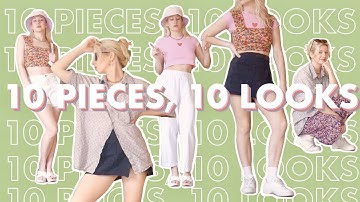 Colorful Summer/Vacation Outfits! || 10x10 Capsule Wardrobe Challenge
