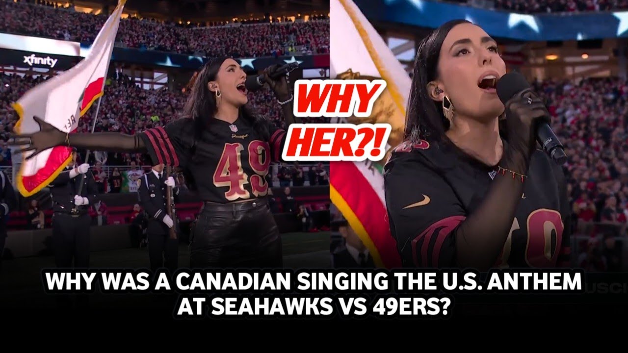 Новости НФЛ: Разгорелся скандал после того, как канадец исполнил гимн на матче НФЛ.