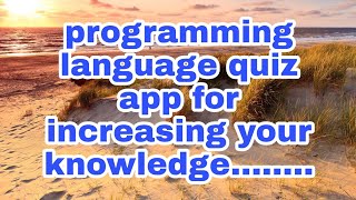 Quiz of Programming language in one app📲📲📲 screenshot 1