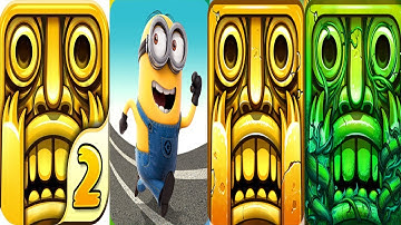 Temple run 2 vs minion rush vs temple run 1 vs temple run lost jungle | Android iPad iOS IP PLAYGAME