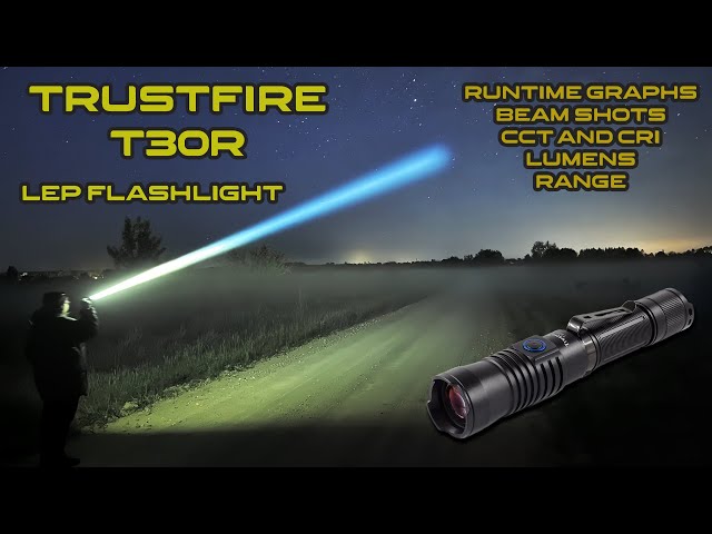 Trustfire T30R LEP lazer flashlight review | Night shots and