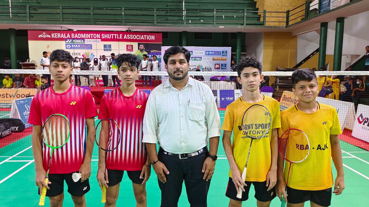 U15 BD U15 XD FINAL KERALA STATE BADMINTON CHAMPIONSHIP - YouTube