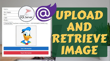 Blazor : Save and Display Image/Photo From Database (SQL Server)