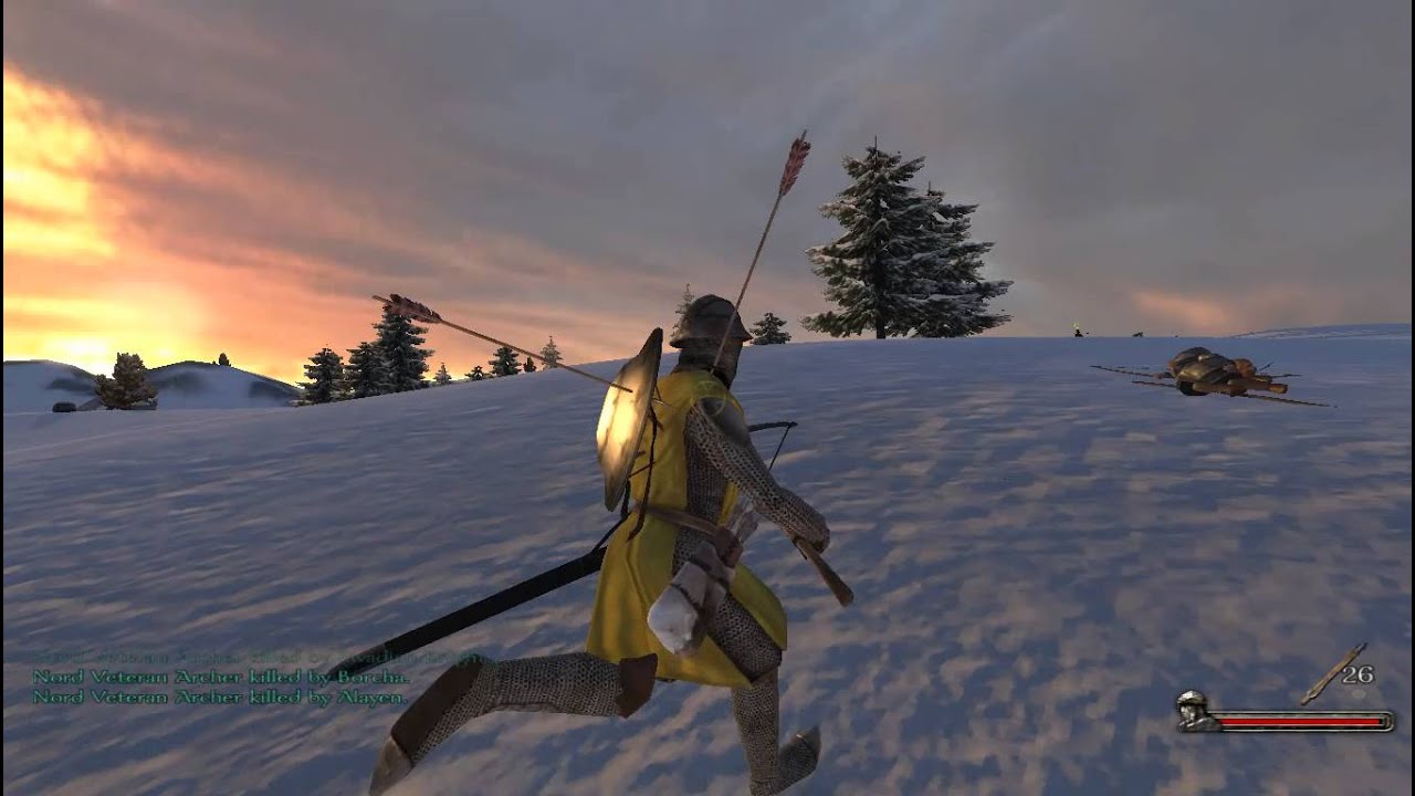 Mount & Blade Warband 1.168 Test shot of Masterwork Siege Crossbow