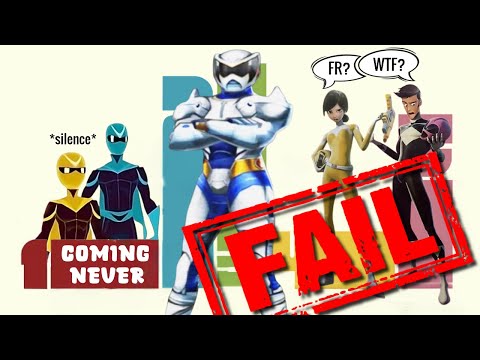 why did the animated Power Rangers fail?