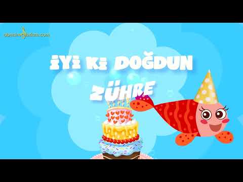 İyi ki Doğdun ZÜHRE - İsme Özel Kırmızı Balık Doğum Günü Şarkısı