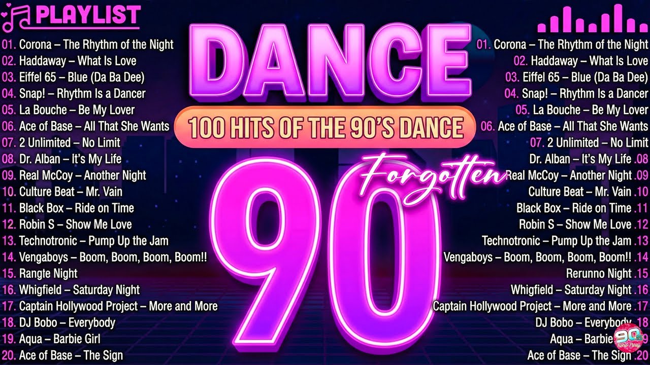 Haddaway, Corona, La Bouche, Culture Beat, Masterboy, Alice Deejay, Gala Best 🔥90's Eurodance MIX