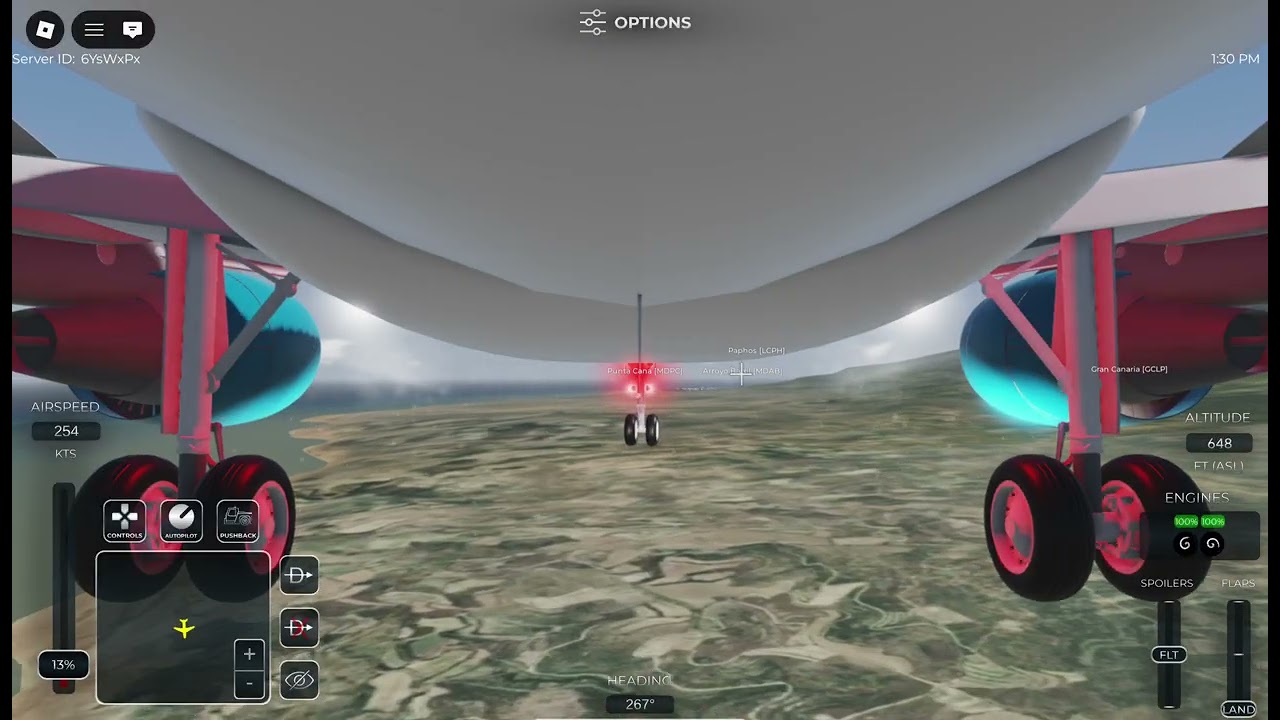 Aer Lingus Airbus A320 from Lanarca to Paphos in Project Flight.