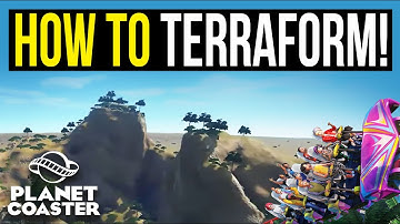 HOW TO Terraform Plus Tips on Creating Mountains and Lakes!  #PlanetCoaster