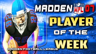 MADDEN 07 HIGHLIGHTS » TY WILLIAMS (MFL) PLAYER OF THE WEEK (1)