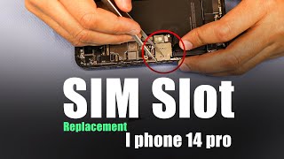 iPhone 14 Pro SIM Card Slot Repair &amp; Replacement Tutorial by Noor Telecom