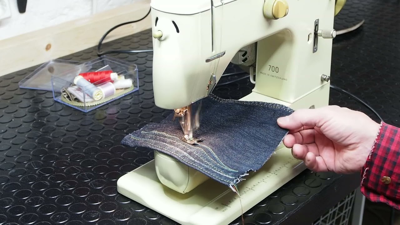 Bernina 700 + Allesch-moottori - tuplaneula