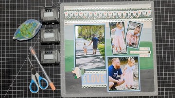 Border Idea for the February 2022 Virtual Crop Sketch #1 by Creative Memories