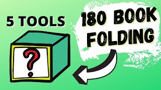 Book Folding Technique - How To 180 Fold With 5 Different Tools