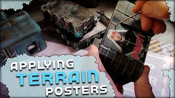 Applying FREE Sci-Fi Terrain Posters