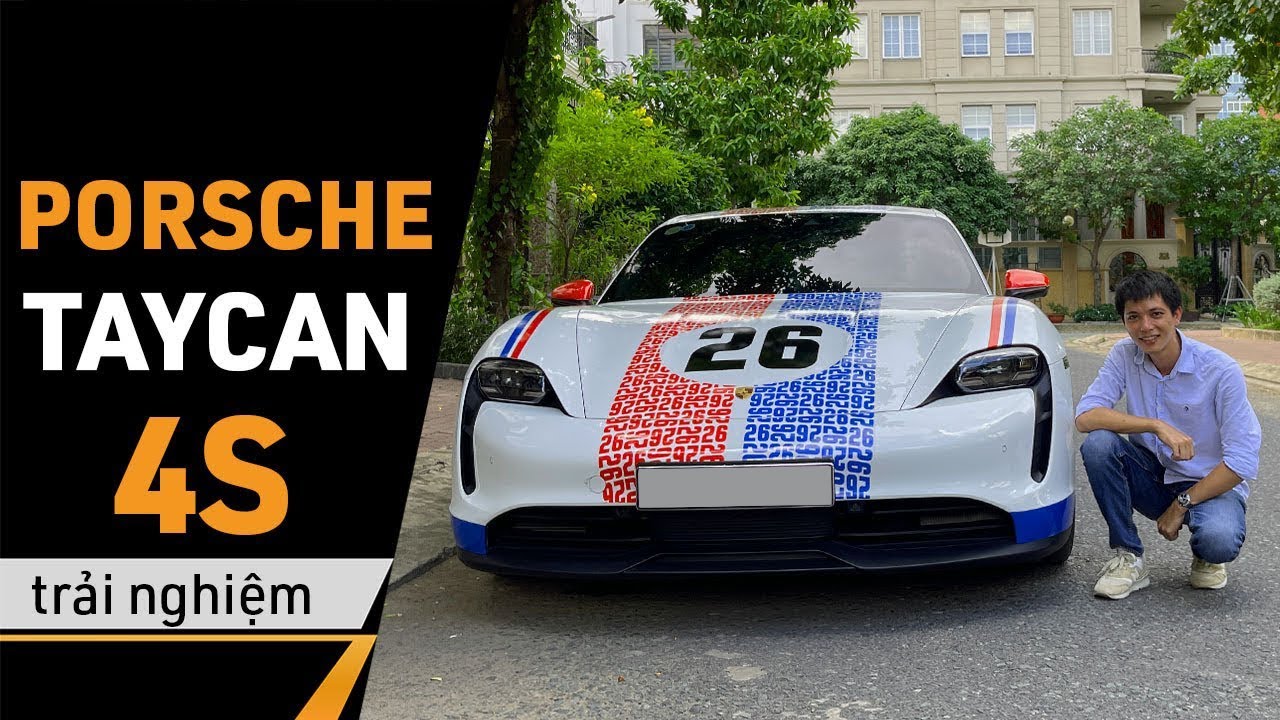 Trải nghiệm nhanh Porsche Taycan 4S, âm thanh Ä'á»™c Ä'áo, sức mạnh thá»±c sá»±