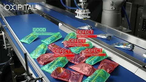 Juice Pouch Inspection with Robotic Guidance