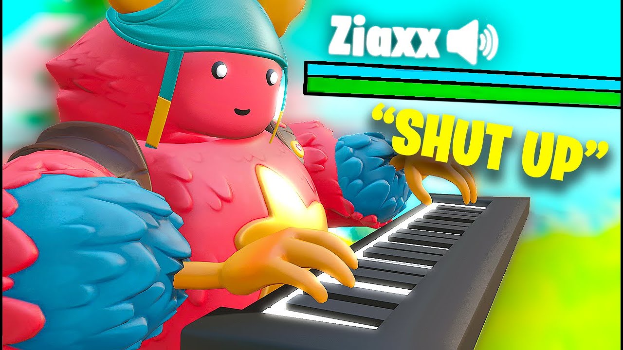 Fortnite But I TALK with a PIANO in VOICE CHAT 🗣️