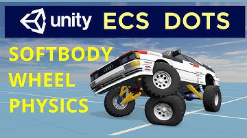 Unity3D ECS Softbody Wheel Collider Vehicle Physics