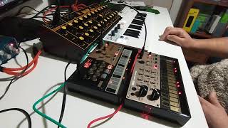 Korg Volca Drum/Keys  + Keystep + WASP Deluxe