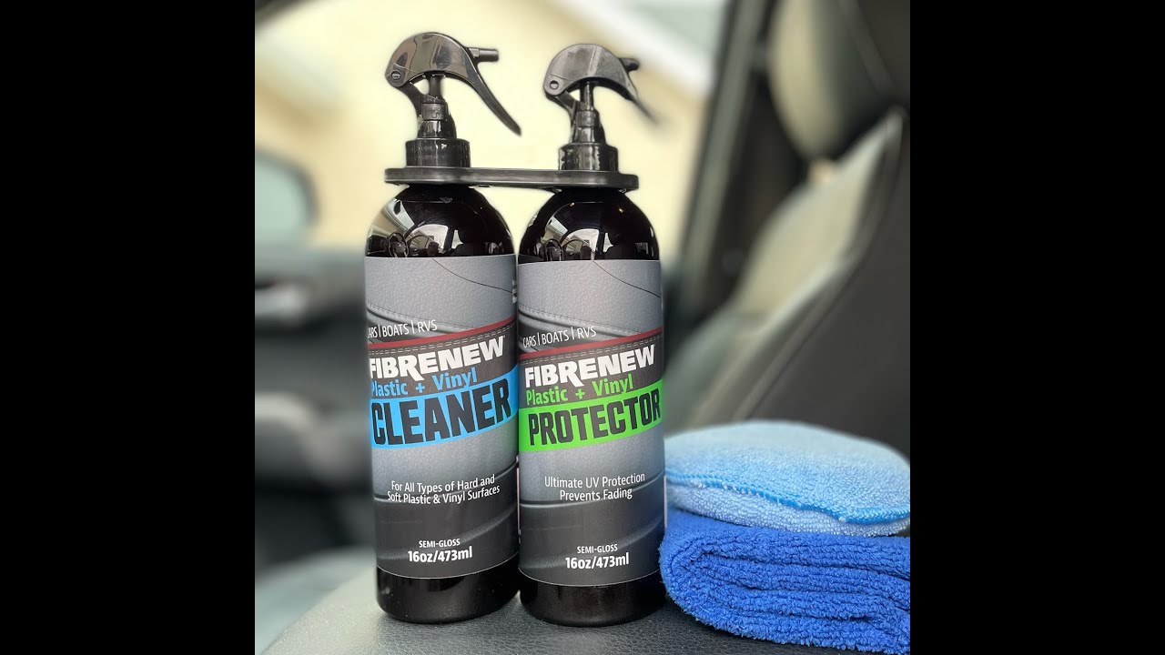 Fibrenew Plastic & Vinyl Care Kit (Professional Grade Cleaner and